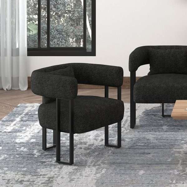 Soft Fabric Accent Chair