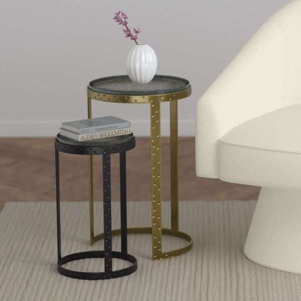 Glass Accent Table Set