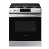 Silver Samsung Gas Range with Fan Convection | NX60T8311SS