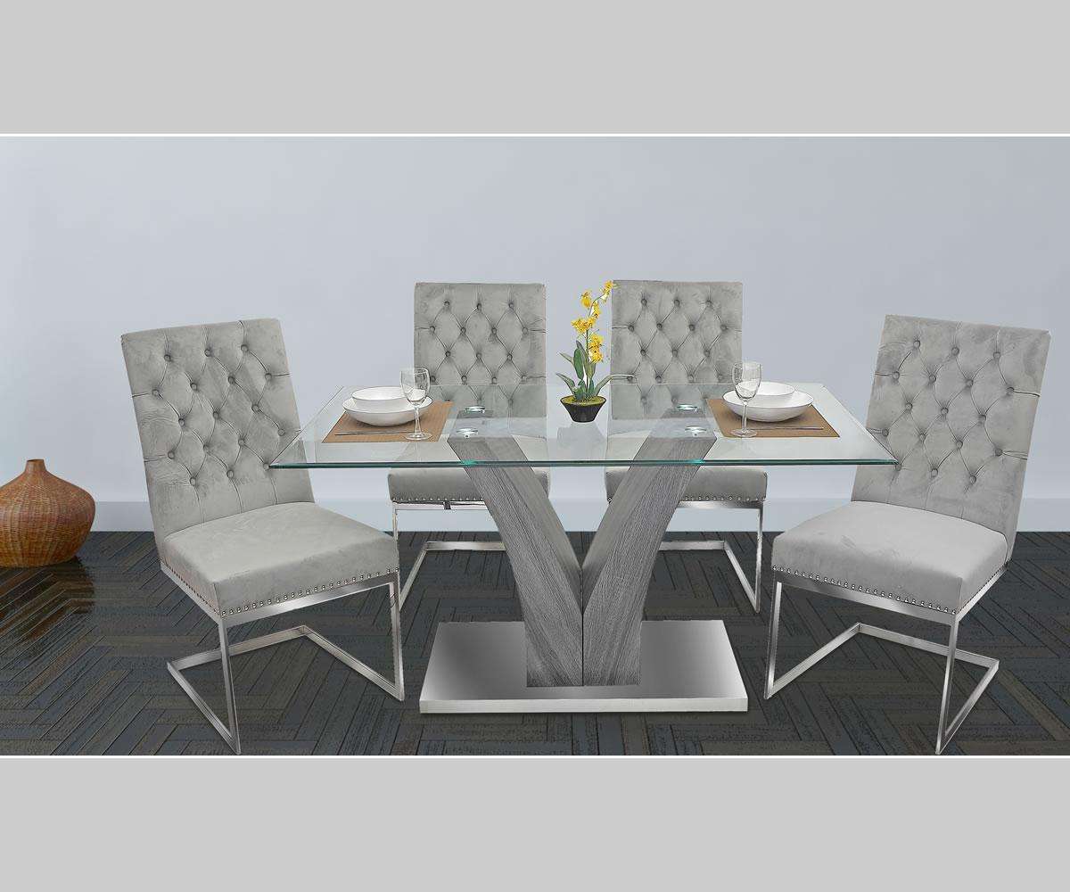 5 PC set..jpg Table With 4 Chairs