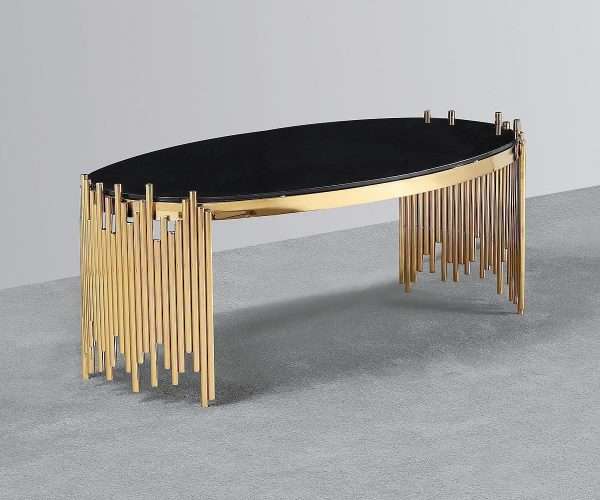Table In Black Glass