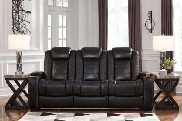 Reclining Sofa In Black