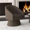 Textured Fabric Accent Chair