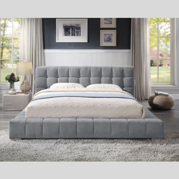 Tufted Platform Bed