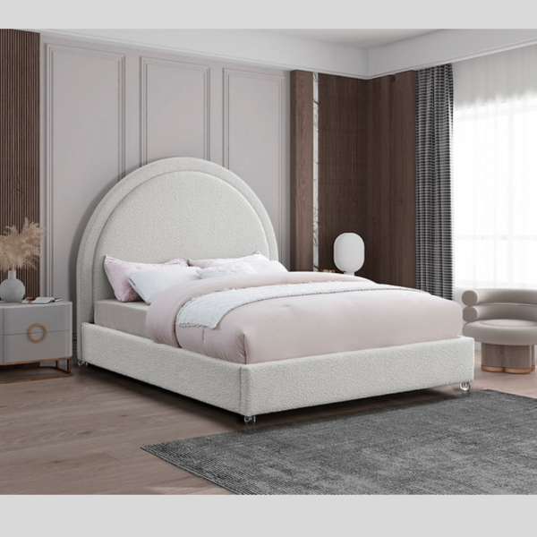 Round Headboard Platform Bed