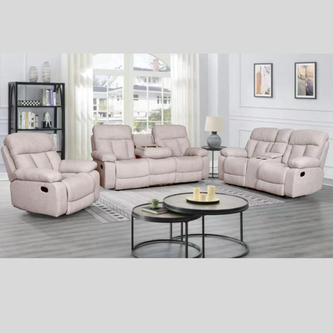 Fabric Recliner Set