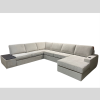 Custom Made Sectional with Cup Holders