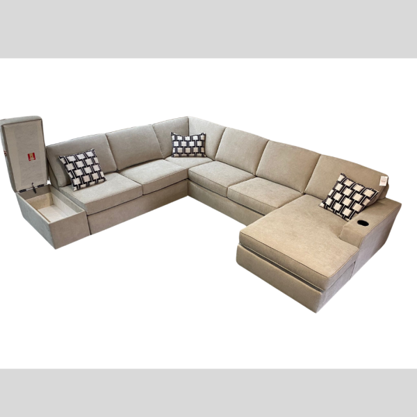Canadian Made Sectional With Storage