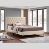 Tufted Platform Bed