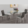 Chrome Glass Dining Set