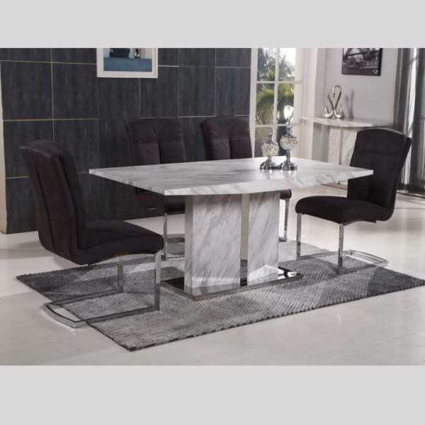 Marble Dining Table Set