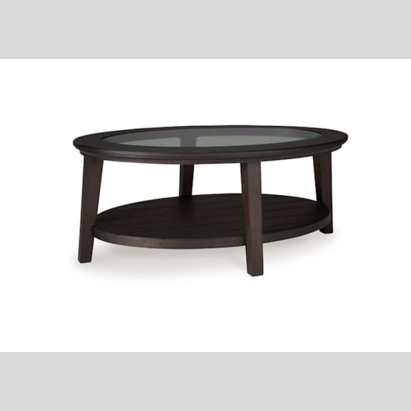 Wooden Glass Coffee Table