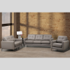 Grey Leather Sofa