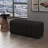 Tufted Ottoman in Black