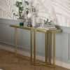 Gold Glass Console