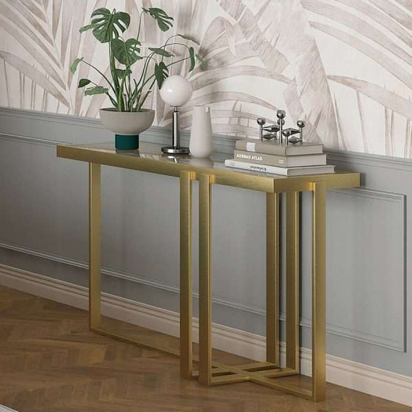 Gold Glass Console