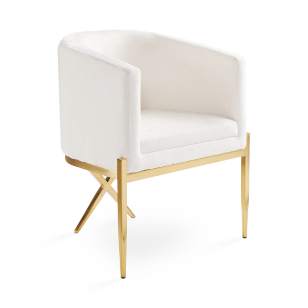 Accent Chair in Gold