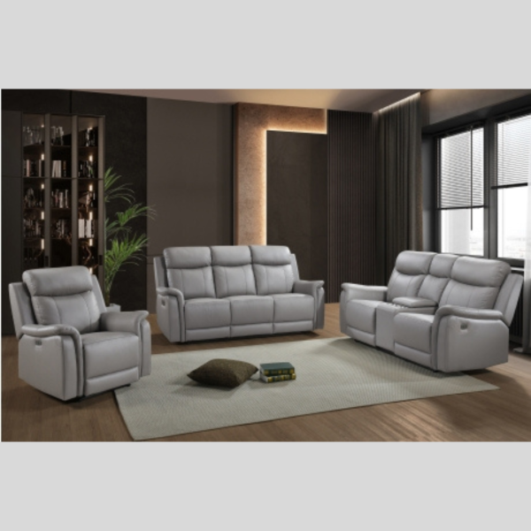 Leather Recliner Sofa Set