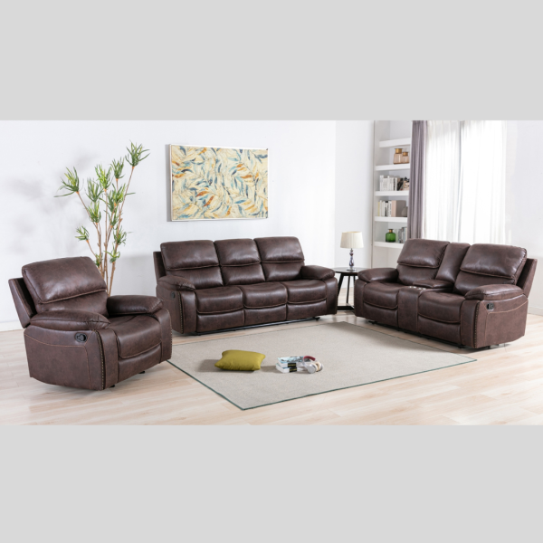 Reclining Set in Brown