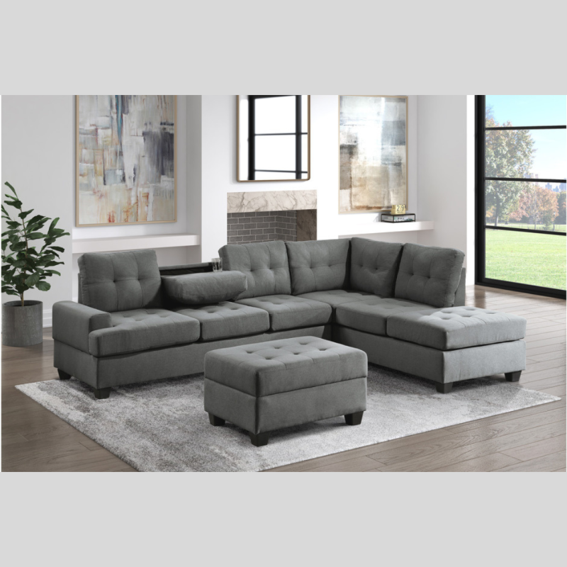 Reversible Sectional in Gray