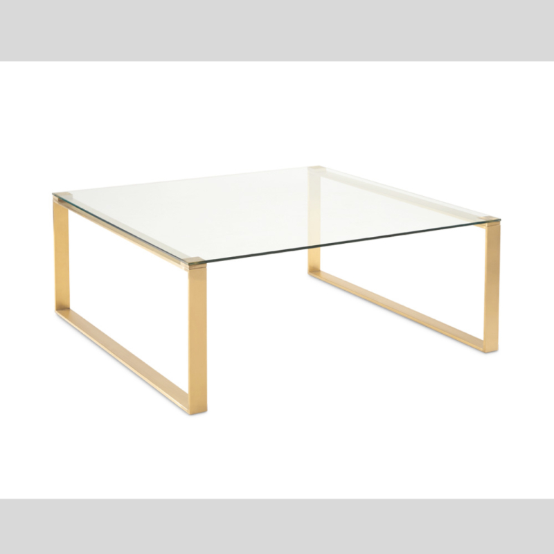 Square Gold Coffee Table