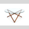 Wood Base Coffee Table