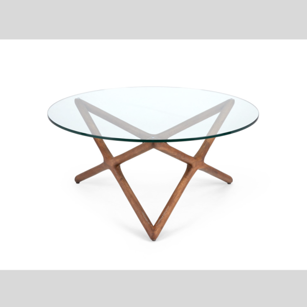 Wood Base Coffee Table