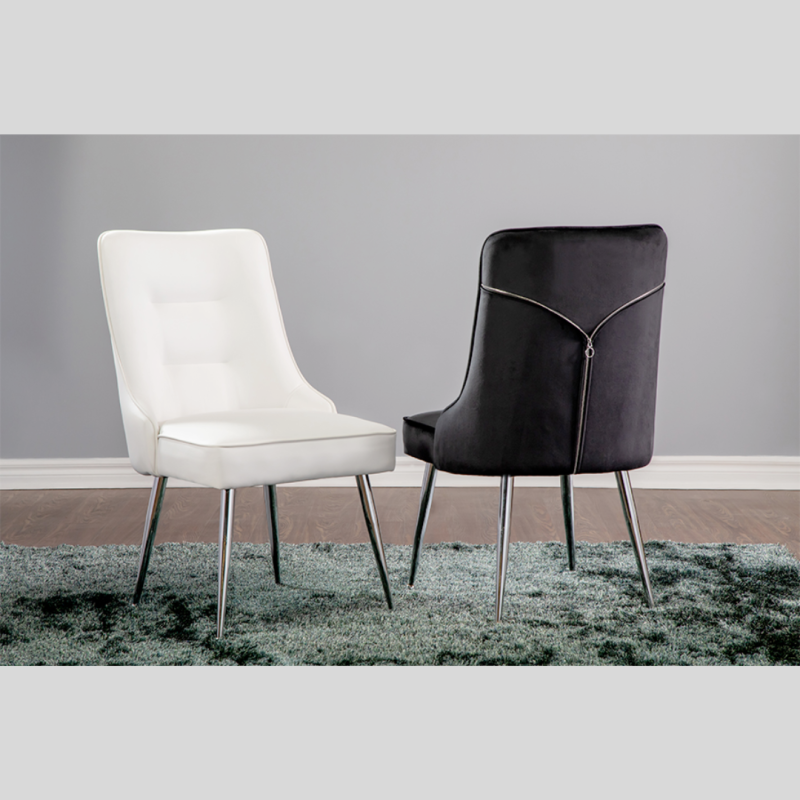 Black Velvet Dining Chair