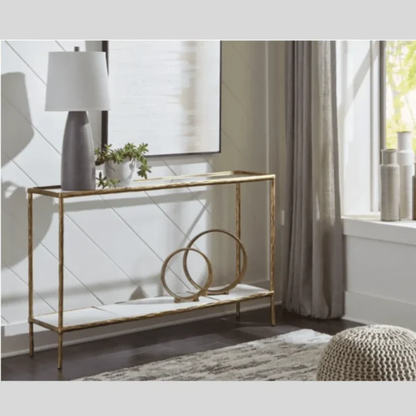 Console in Antique Brass