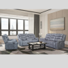 Grey Manual Recliner Set
