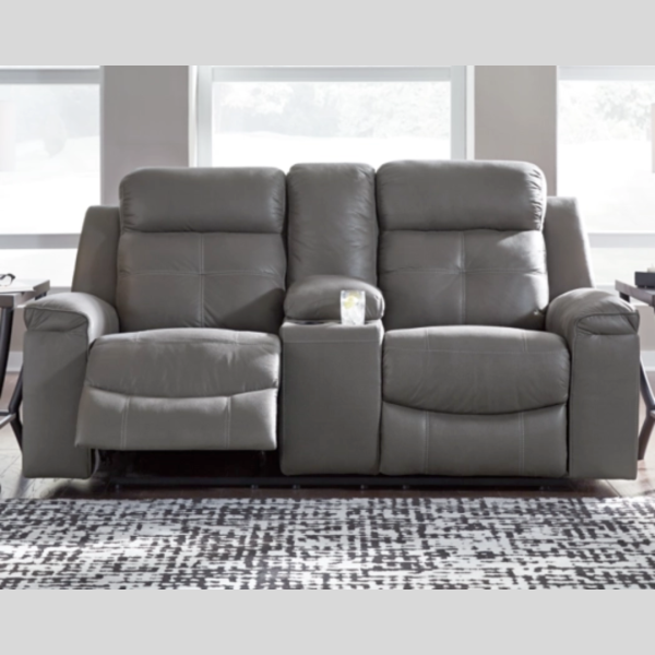 Leather Reclining Loveseat