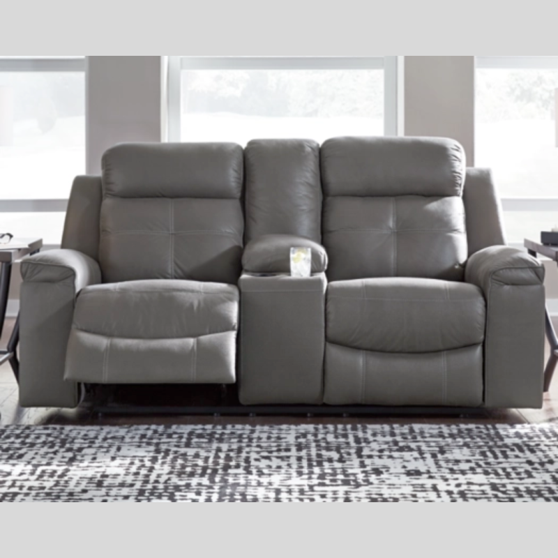 Leather Reclining Loveseat