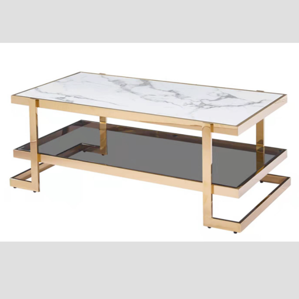 Marble Look Coffee Table