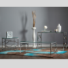 Steel Base Console Table