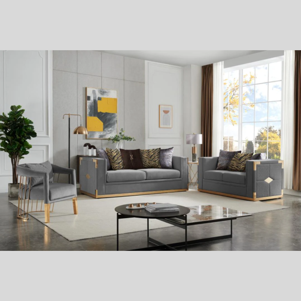 Soft Velvet Sofa Set