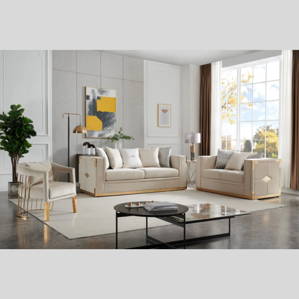Soft Velvet Sofa Set