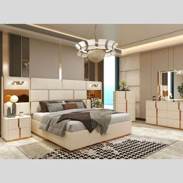 Extended Headboard Hydraulic Bedroom Set
