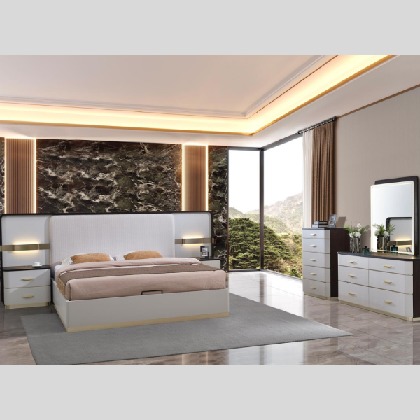 Modern hydraulic bedroom set